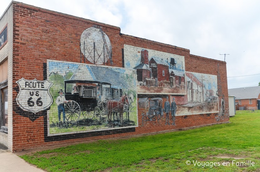 Route 66 - Davenport Murals