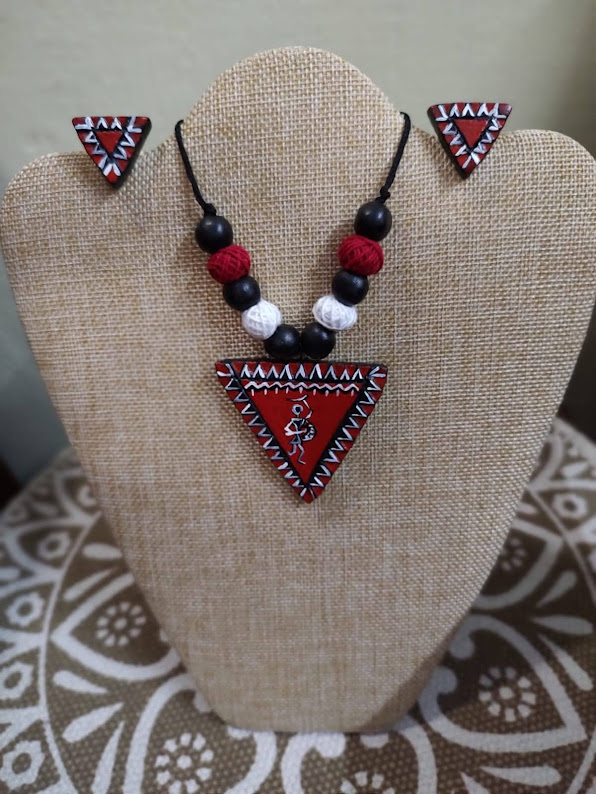 Handmade Terracotta Jewellery Set