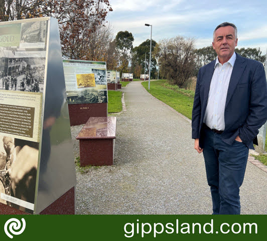 Darren Chester, Federal Member for Gippsland, announces $20,000 funding boost for significant multi-cultural landmark in the region