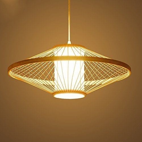 Handmade Bamboo Hanging Lamp for Decor