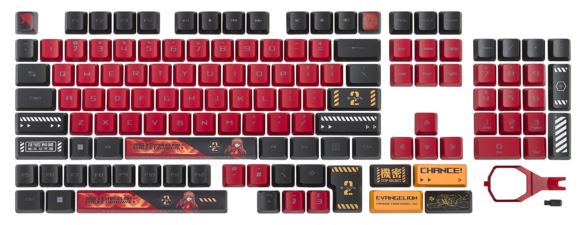 ROG Keycap Set for RX Switches EVA-02 Edition