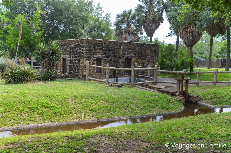 San Antonio : Mission San Jose - moulin