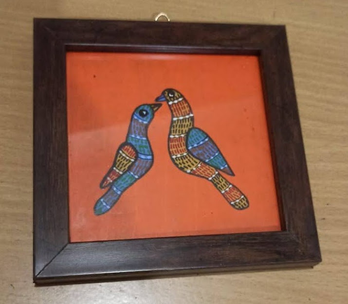 Handpainted Gond Art Wall Hanging for Decor