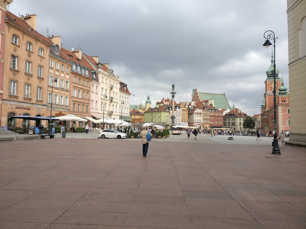 The entrance square of the old town