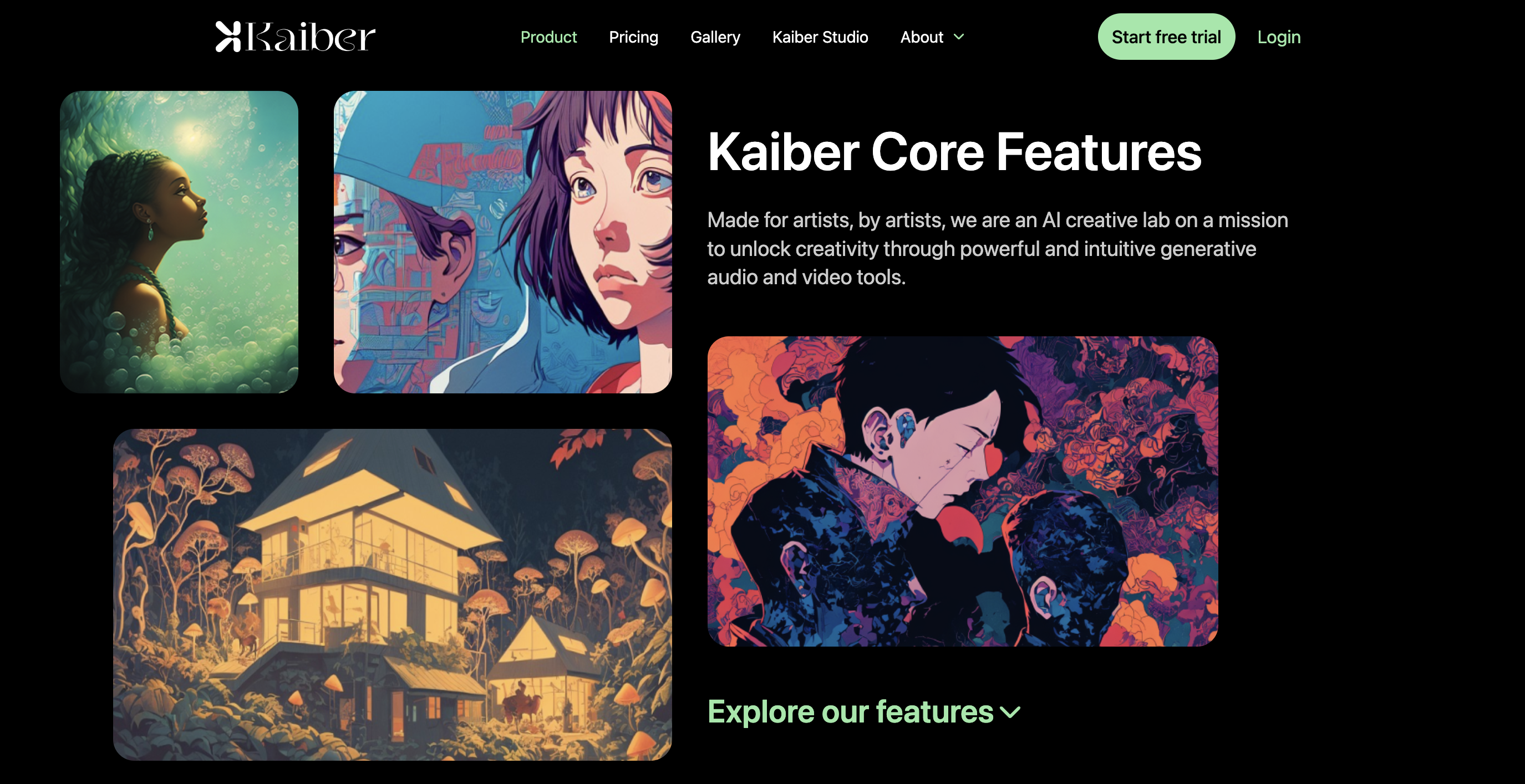 Kaiber Features