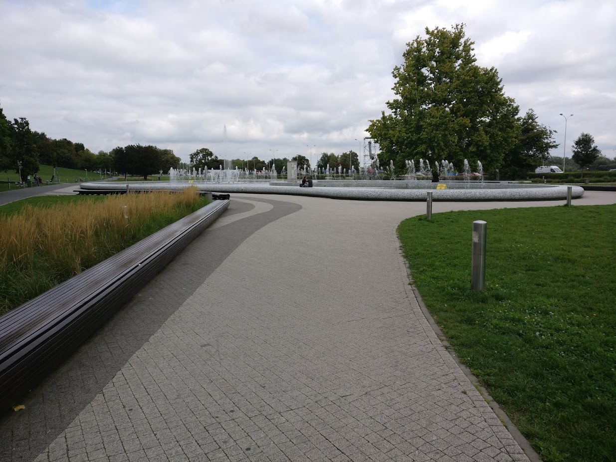 Fountain in the Multimedia Park