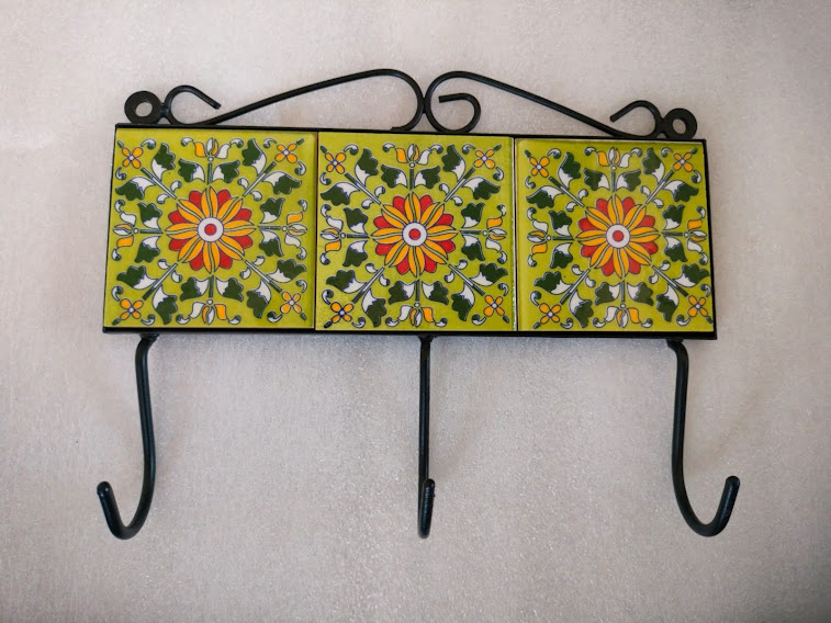 Handmade Tile Hanger for Home Decor