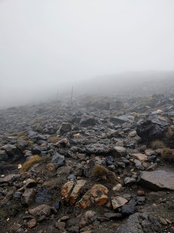 Tongariro Alpine Crossing climb to Red Crater