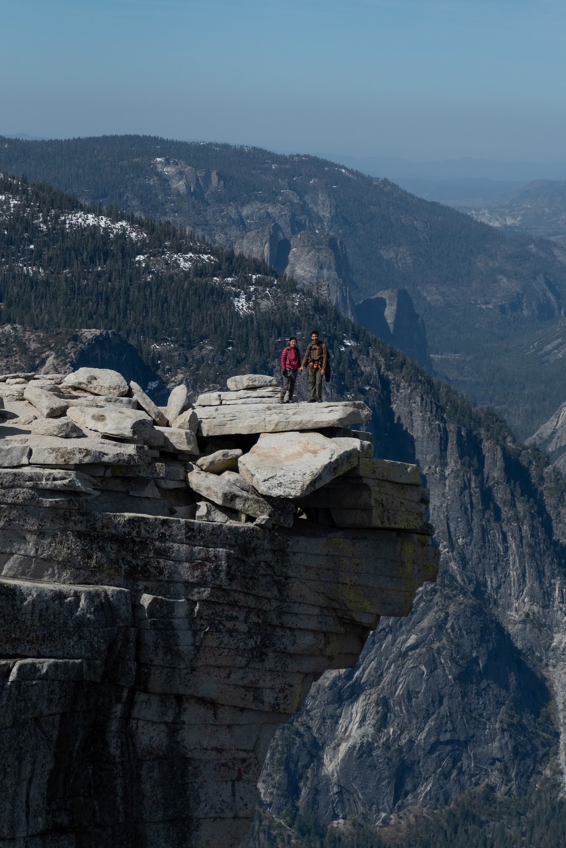 Hiking Half Dome in the shoulder season