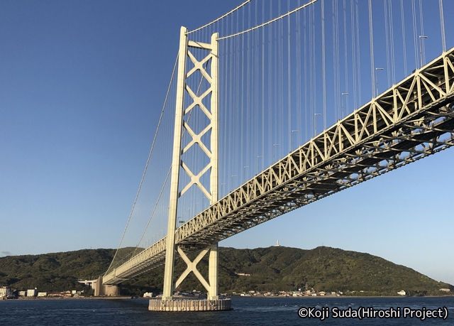 フェリーさんふらわあ「さんふらわあ むらさき」　朝の瀬戸内海＆明石海峡大橋通過_08