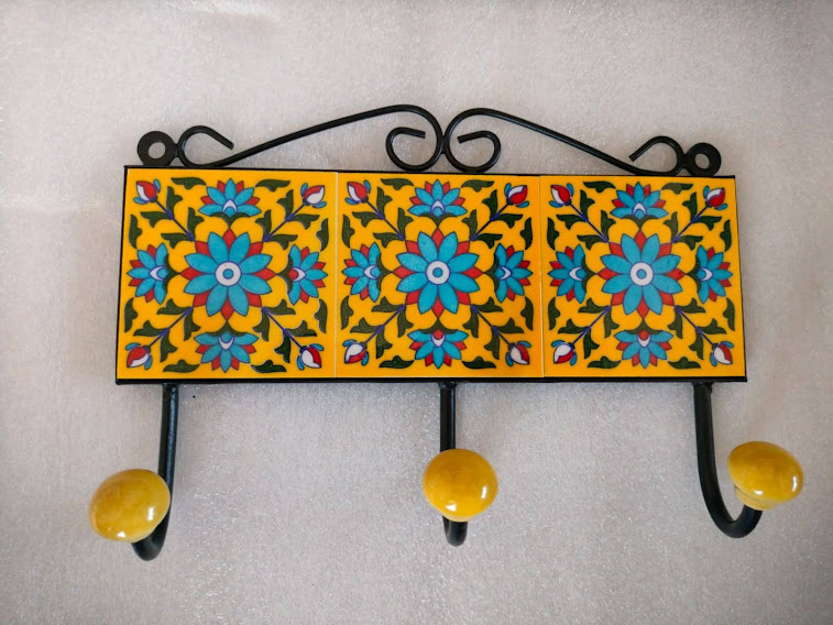 Handmade Tile Hanger for Home Decor