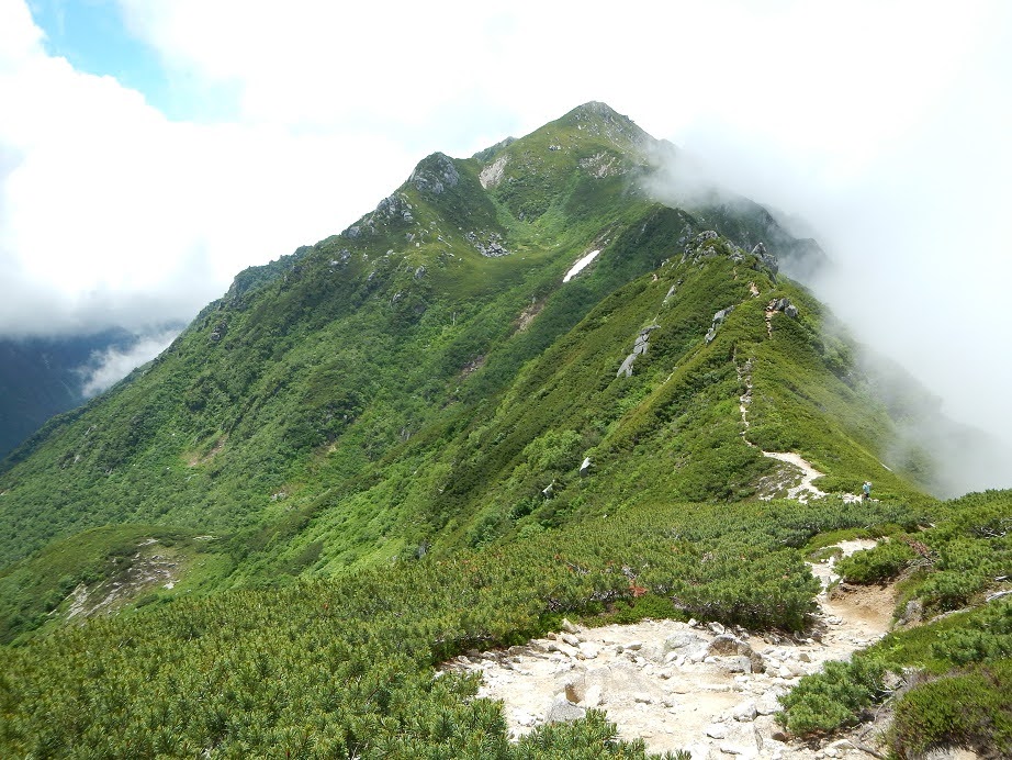 No,293　中央アルプス：三ノ沢岳（2846ｍ）宝剣岳（2931ｍ）
