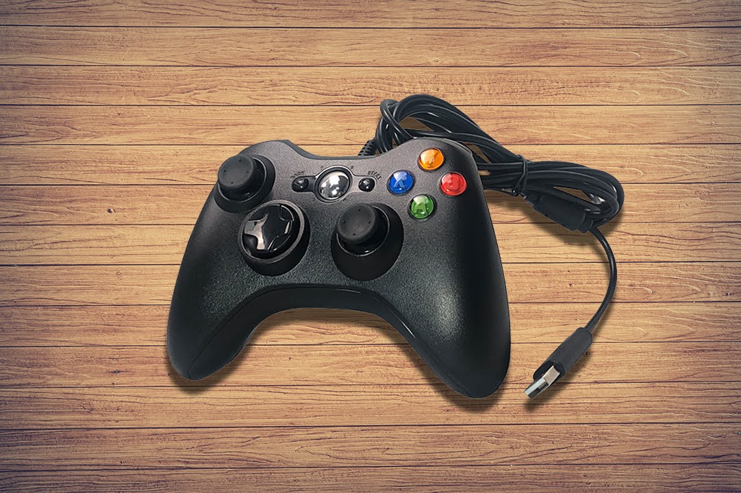 จอย Xbox 360 จอยเกม PC แบบเสียบสาย รองรับ XInput ใช้กับ PC ได้ Joystick for PC