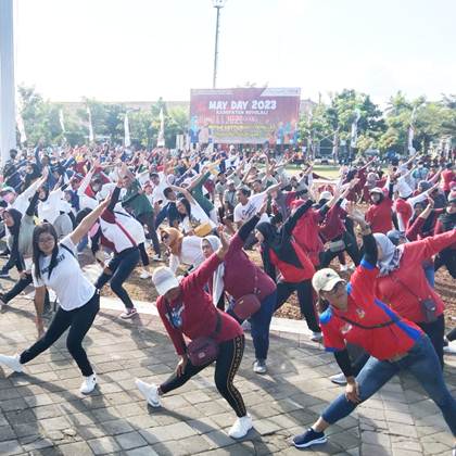 Forkopimda Boyolali  Hadiri Peringatan may day 2023 Dalam Berita Sinar Ngawi