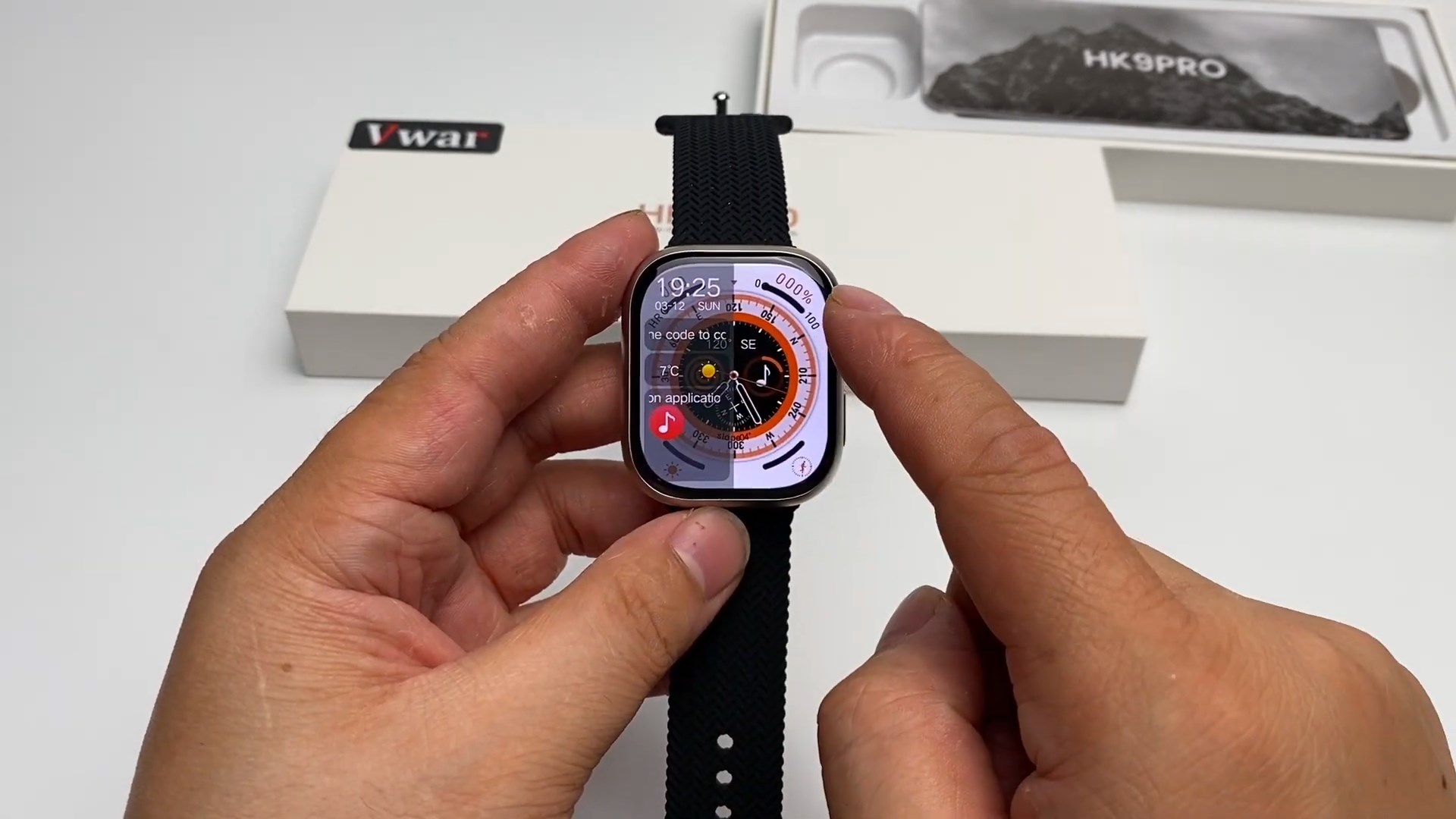 HK9 Pro Review - First Apple Watch Series 8 Clone with AMOLED ...