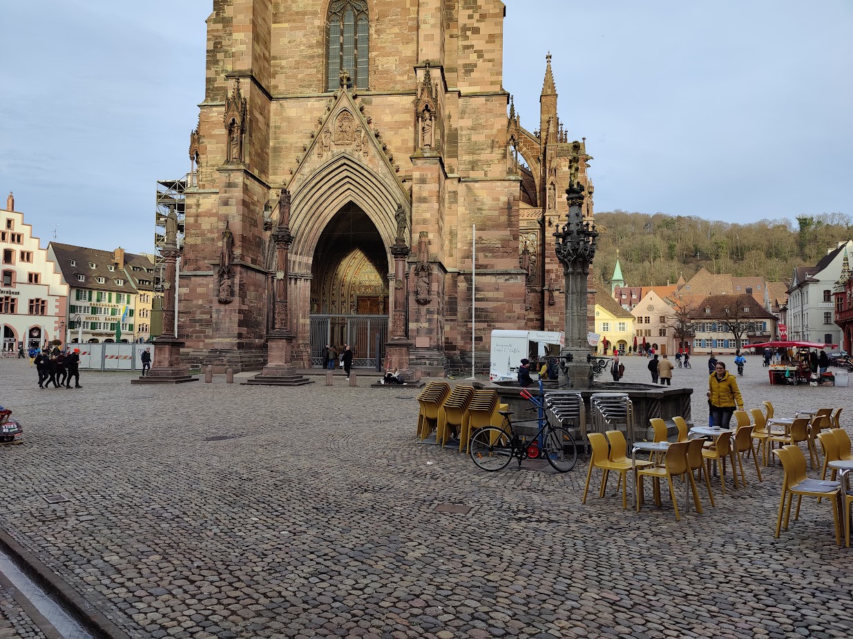 The square in front of the Freiburger Muenster