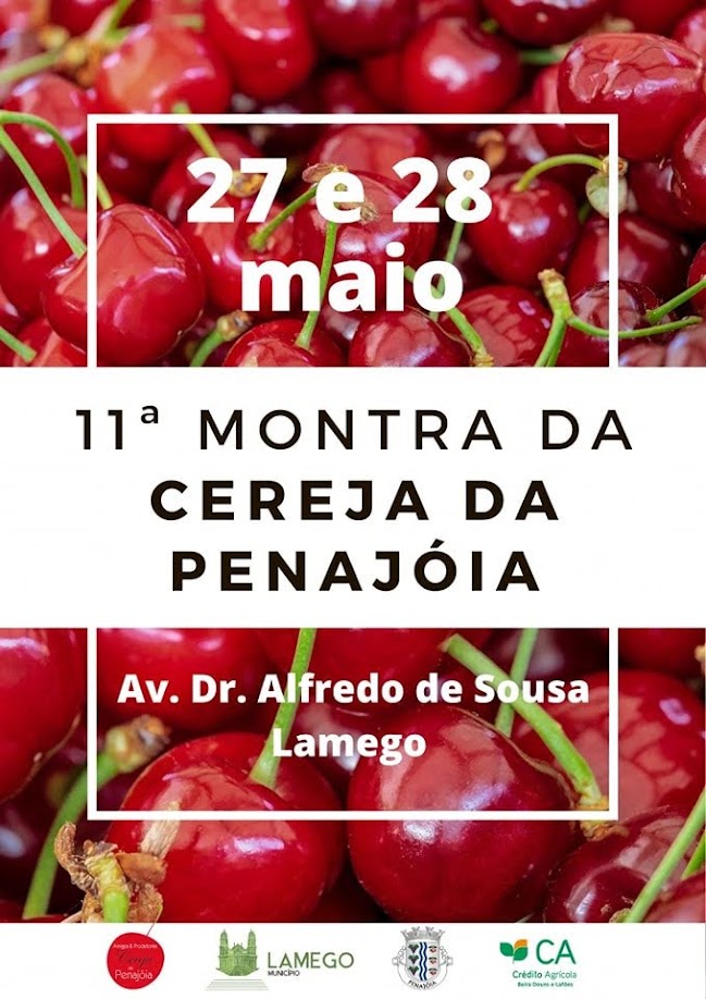 Montra da Cereja da Penajóia regressa a Lamego nos dias 27 e 28 de maio