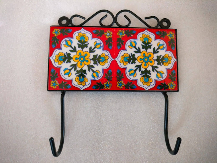 Handmade Tile Hanger for Home Decor