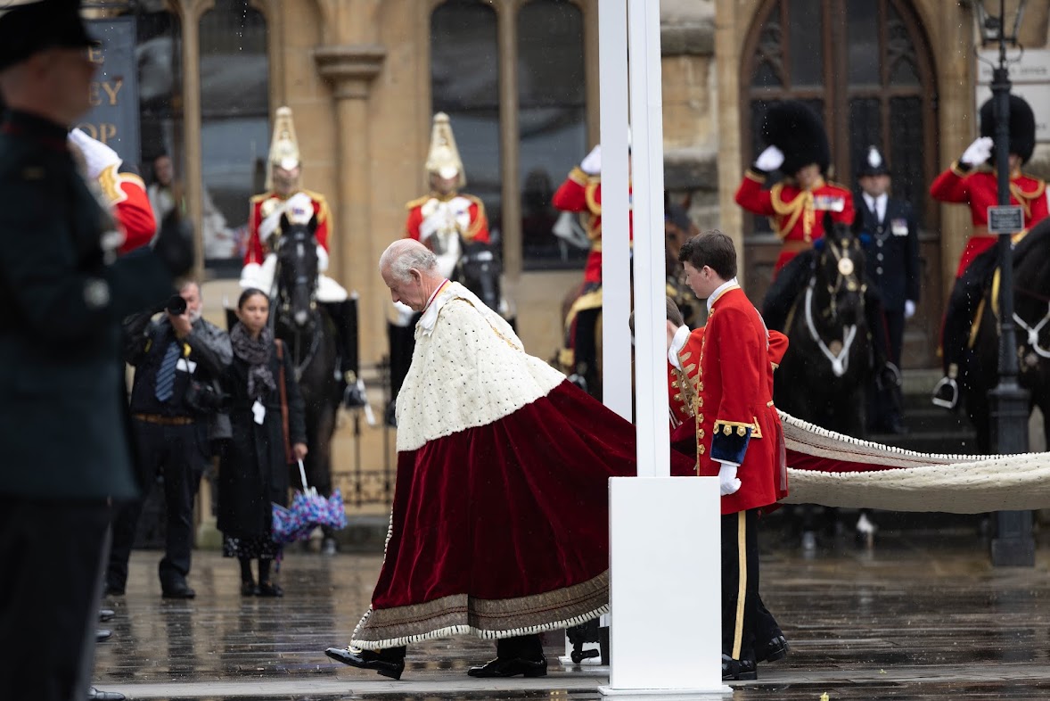 King Charles III arrived at Westminster Abbey for his Coronation