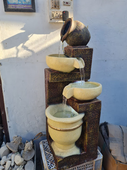 Resin Matki Fountain for Home Decor and Gifting 4 Feet