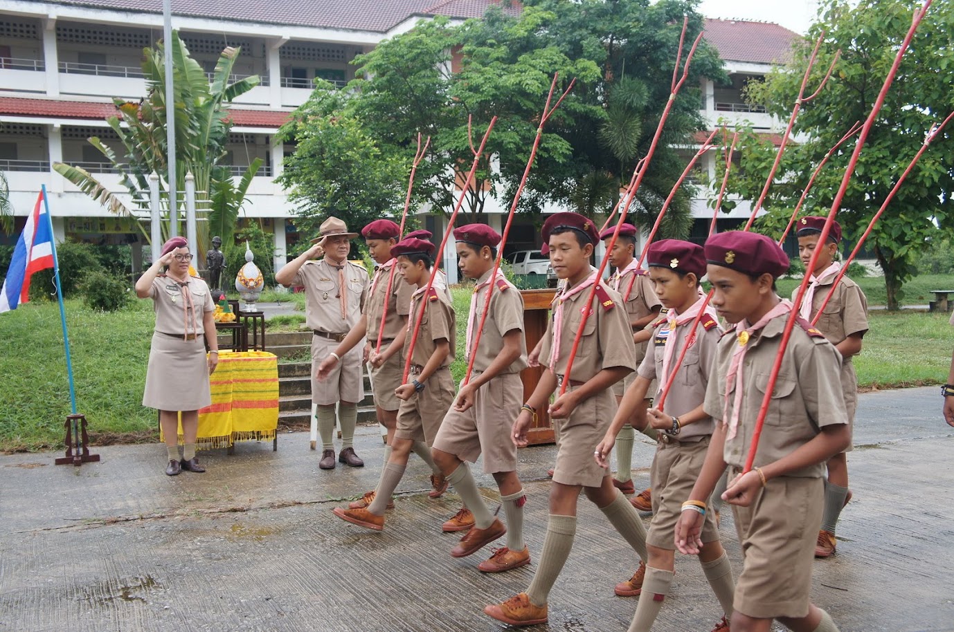 พิธีสถาปนาลูกเสือ 2562