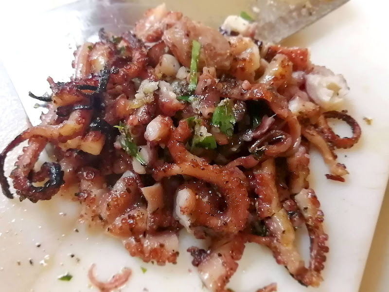 grilled octopus (greek)