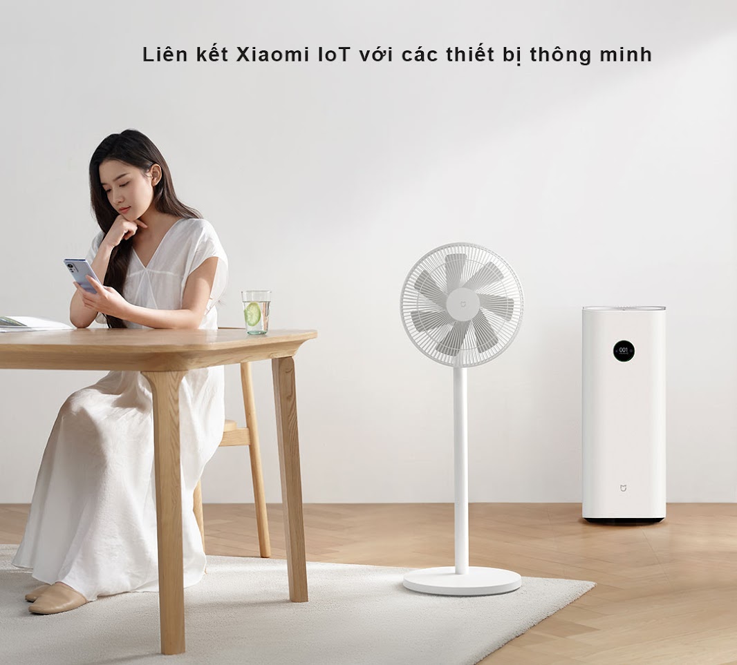 Quạt đứng DC Inverter Xiaomi Mijia 1X liên kết Xiaomi IoT thông minh