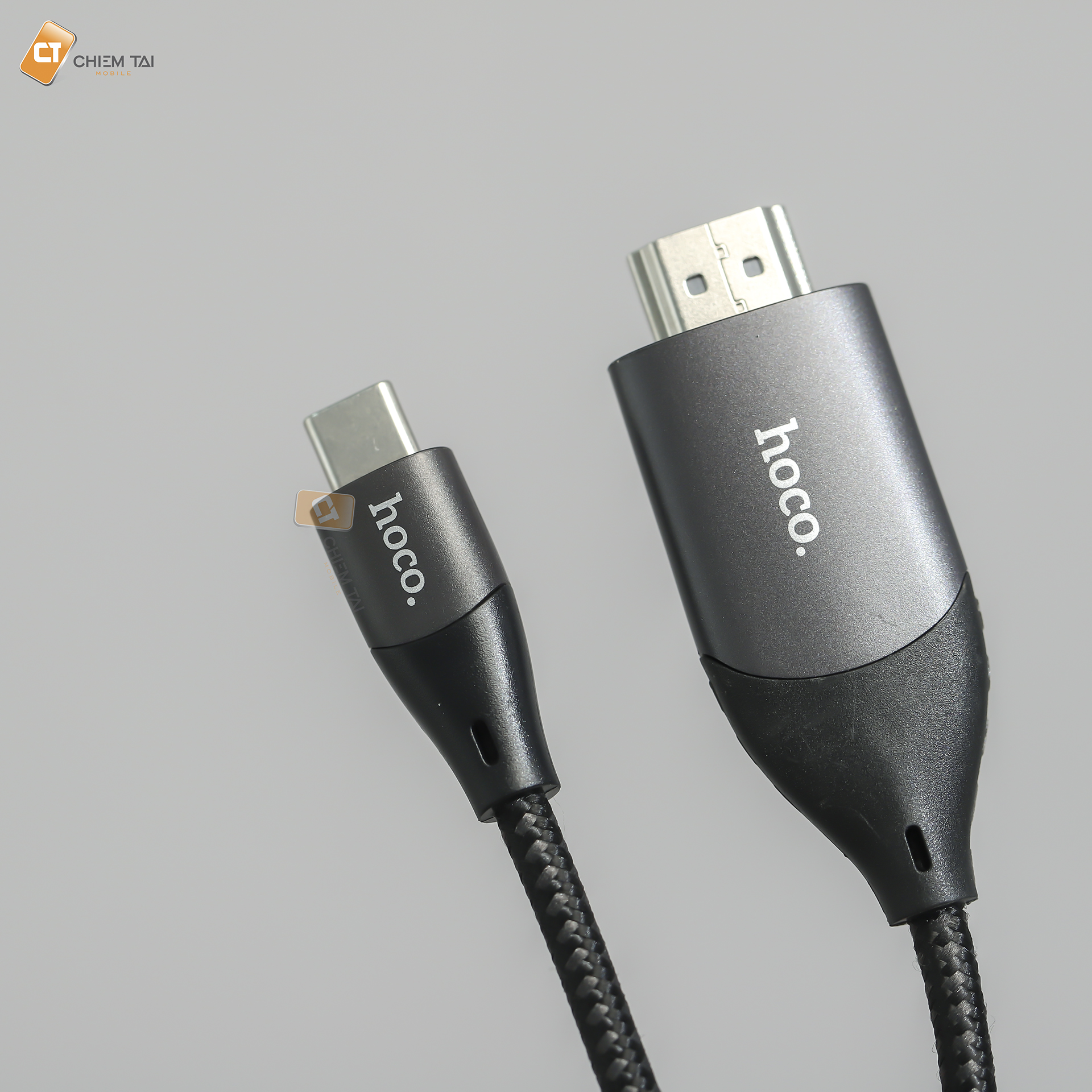 Đầu cáp Type-C to HDMI Hoco UA16 được gia công từ vật liệu hợp kim nhôm cao cấp