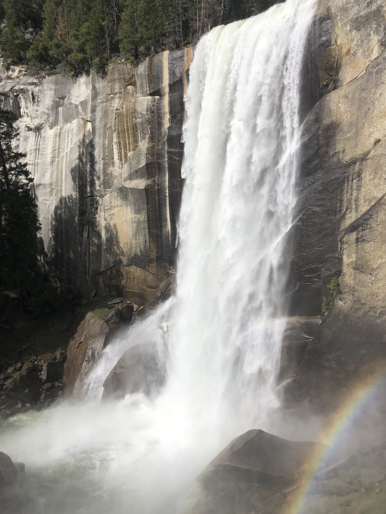 Hiking Half Dome in the shoulder season