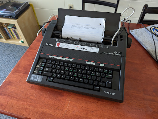 electronic typewriter