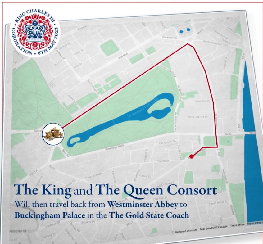 Coronation route this time has been shortened to keep the security cost minimum
