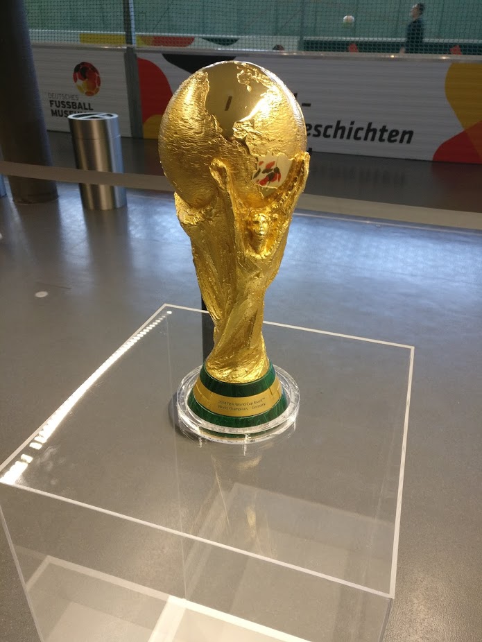 Replica of the World Cup trophy