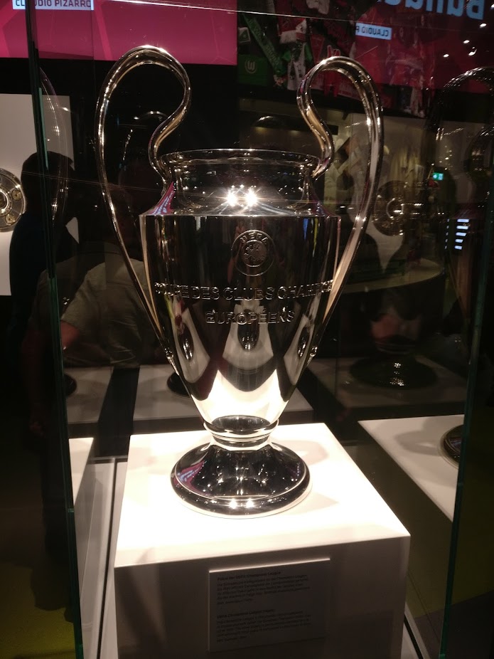 The Champions League trophy