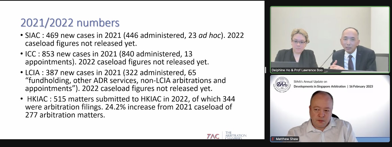 SIArb WEBINAR: Developments in Singapore Arbitration (16 February 2023)