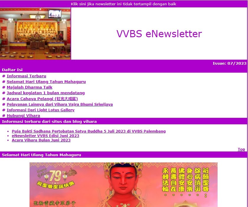 Newsletter Juli 2023