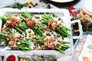 Blanched Haricots Verts and Jamón Ibérico Bundles