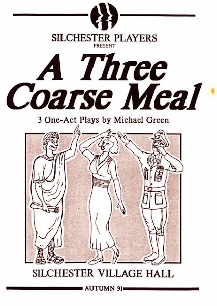 Three Course Meal programme cover