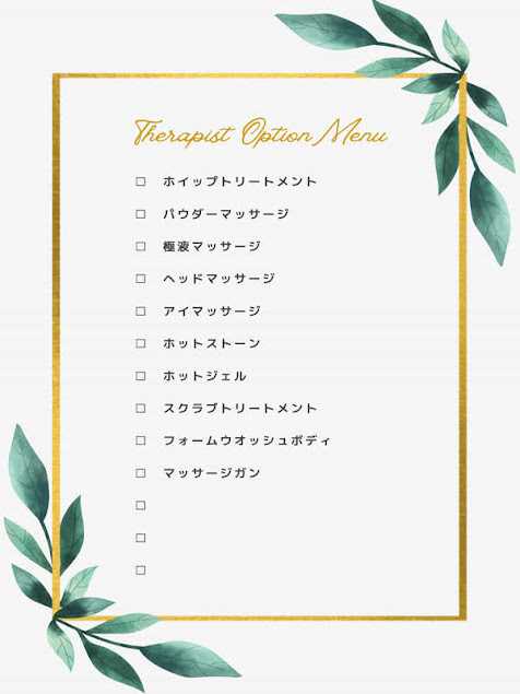 セラピストオプション｜平塚メンズエステ／Sanar～サナール