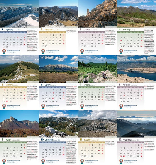 Naručite planinarski kalendar za 2023.