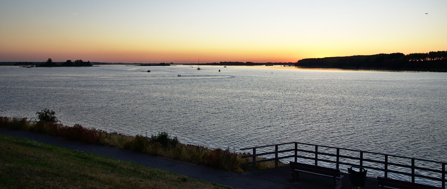 3. Zonsondergang in Zeeland op 10 augustus 2022