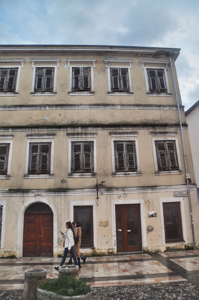 A building in Shkoder City, Albania