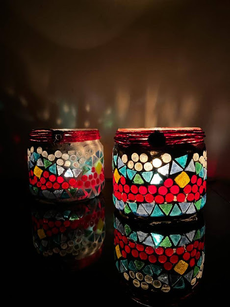 Mason Jar Hanging Tealight Holder