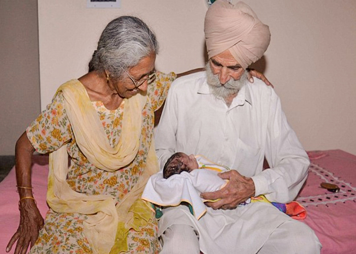 Joy As 70-Year-Old Indian Woman Gives Birth To First Baby After 46 Years Of Barrenness