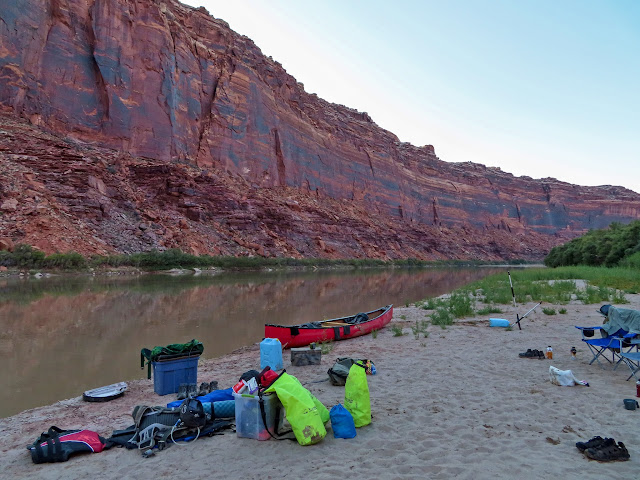 Camp below Hey Joe Canyon