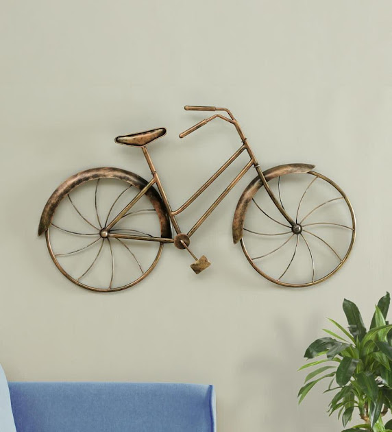 Handcrafted Iron Cycle Wall Art