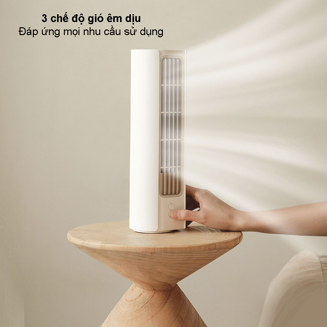 Quạt tháp mini SOLOVE F9 cung cấp 3 chế độ gió êm dịu