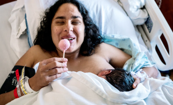 The Photos Of This Strong And Blind Mum Giving Birth Will Touch Your Heart Today