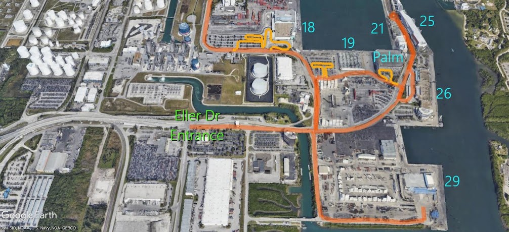 Port Everglades Terminal 15 Parking Directions