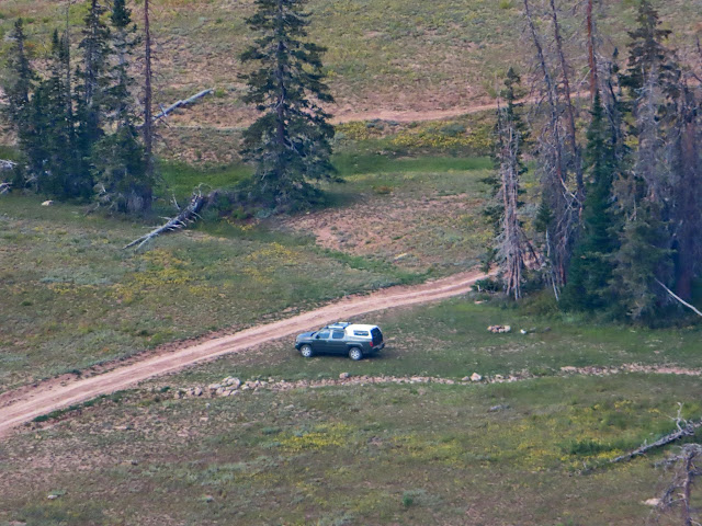 Chris' truck below