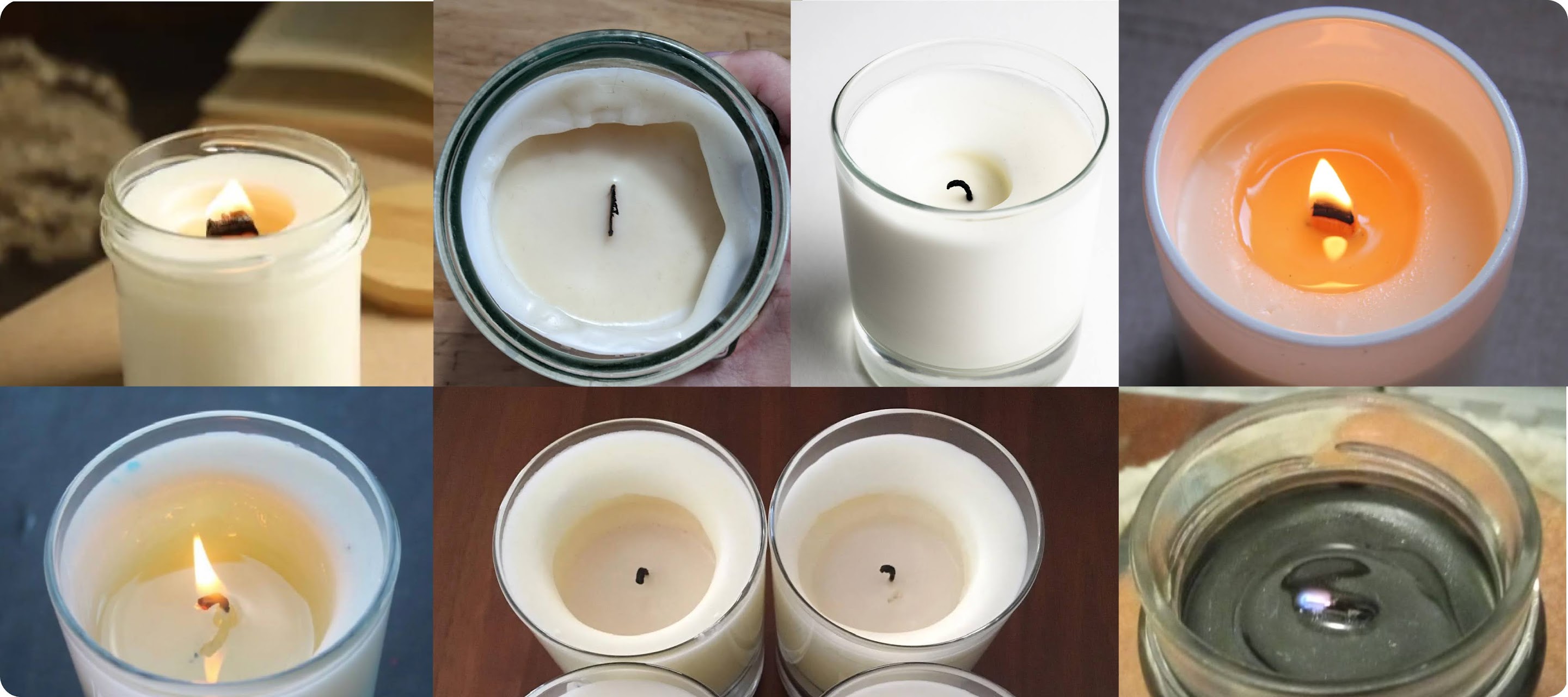 6 Formas para Velas de 7 dias + 100 Pavios + 6 centralizador